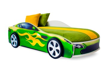 Детская кровать-машинка Бондимобиль зеленый в Санкт-Петербурге