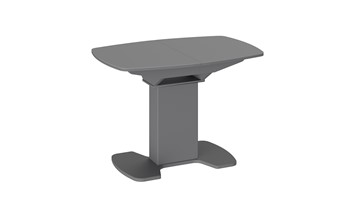 Стеклянный обеденный стол Портофино (СМ(ТД)-105.01.11(1)), цвет Серое/Стекло серое матовое LUX в Выборге