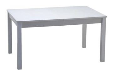 Обеденный раздвижной стол Нагано-2 стекло белое opti (хром-лак) 1 в Гатчине