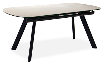 Керамический кухонный стол Шамони 3CQ 180х95 (Oxide Avorio/Графит) в Выборге