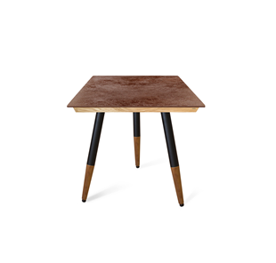 Керамический кухонный стол SHT-TU12 (3 шт.)/ТT8 60/60 (черный/темный орех/прозрачный лак/коричневая сепия) в Выборге