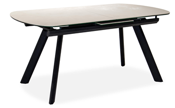 Керамический обеденный стол Шамони 2CQ 160х90 (Oxide Avorio/Графит) в Гатчине
