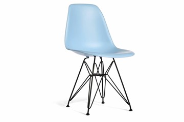 Обеденный стул derstuhl DSL 110 Black (голубой) в Санкт-Петербурге