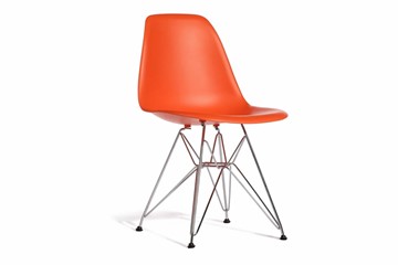Обеденный стул derstuhl DSL 110 Chrom (оранжевый) в Санкт-Петербурге