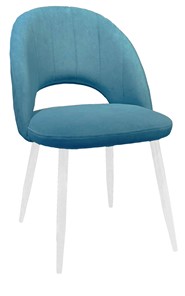 Кухонный стул 217 V16 голубой/белый в Выборге
