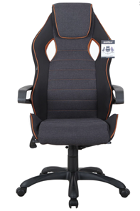 Компьютерное кресло Brabix Techno Pro GM-003 (ткань, черное/серое, вставки оранжевые) в Санкт-Петербурге