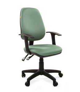 Кресло компьютерное CHAIRMAN 661 Ткань стандарт 15-158 зеленая в Выборге