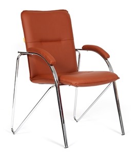 Кресло CHAIRMAN 850 Экокожа Terra 111 коричневая в Гатчине