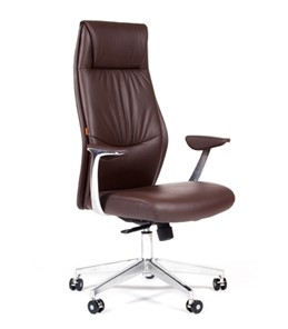Офисное кресло CHAIRMAN Vista Экокожа премиум коричневая (vista) в Выборге
