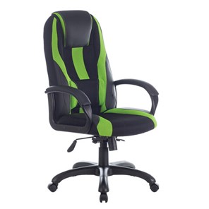 Компьютерное кресло Brabix Premium Rapid GM-102 (экокожа/ткань, черное/зеленое) 532419 в Санкт-Петербурге