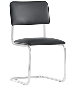Офисный стул Sylwia chrome P100, кож/зам V4 в Выборге