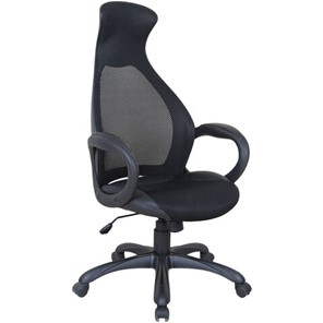 Офисное кресло Brabix Premium Genesis EX-517 (пластик черный, ткань/экокожа/сетка черная)   531574 в Санкт-Петербурге