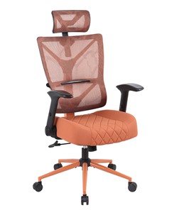 Кресло компьютерное CHAIRMAN CH566 сетчатый акрил оранжевый / полиэстер оранжевый в Санкт-Петербурге