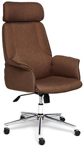 Кресло компьютерное CHARM ткань, коричневый/коричневый , F25/ЗМ7-147 арт.13340 в Санкт-Петербурге