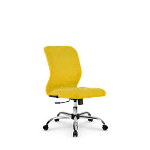 Кресло компьютерное SU-Mr-4/подл.000/осн.003 желтый в Санкт-Петербурге