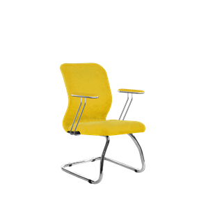 Кресло компьютерное SU-Mr-4/подл.078/осн.007 желтый в Санкт-Петербурге