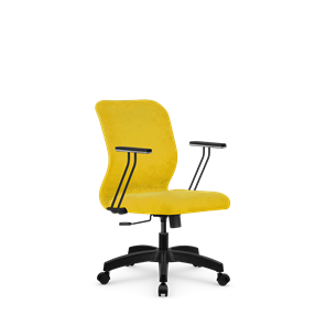 Кресло офисное SU-Mr-4/подл.110/осн.001 желтый в Санкт-Петербурге