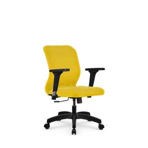 Кресло офисное SU-Mr-4/подл.200/осн.001 желтый в Санкт-Петербурге