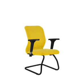Офисное кресло SU-Mr-4/подл.200/осн.008 желтый в Санкт-Петербурге