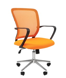 Офисное кресло CHAIRMAN 698 CHROME new Сетка TW-66 (оранжевый) в Санкт-Петербурге