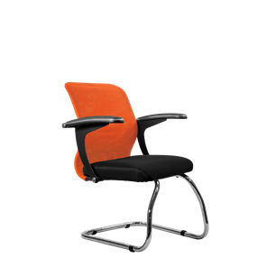 Офисный стул SU-M-4/подл.160/осн.007, Оранжевый/Черный в Санкт-Петербурге