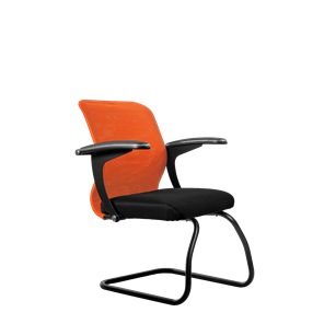 Офисный стул SU-M-4/подл.160/осн.008, Оранжевый/Черный в Санкт-Петербурге