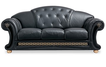 Раскладной диван Versace (3-х местный) black в Санкт-Петербурге