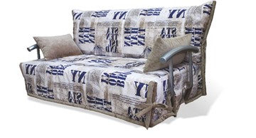 Прямой диван Аккордеон с боковинами, спальное место 1400 в Выборге