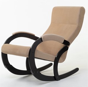 Кресло-качалка в гостиную Корсика, ткань Amigo Beige 34-Т-AB в Гатчине