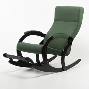 Кресло-качалка в гостиную Марсель, ткань Amigo Green 33-Т-AG в Санкт-Петербурге