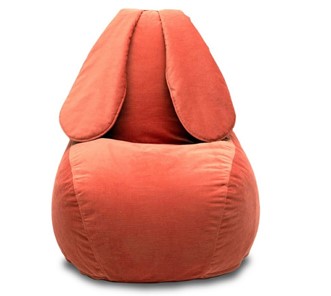 Кресло-игрушка Зайка (длинные уши), оранжевый в Санкт-Петербурге