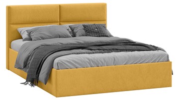 Двуспальная кровать с механизмом Глосс Тип 1 (Микровелюр Wellmart Yellow) в Гатчине