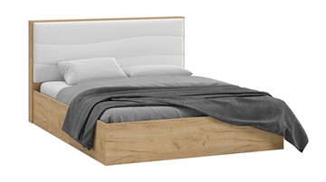 Кровать с механизмом двуспальная Миранда тип 1 (Дуб крафт золотой/Белый глянец) в Гатчине