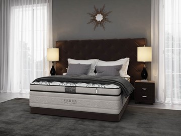 Кровать 2-спальная Style/Basement 160х200, Флок (Велсофт Спелая слива) в Санкт-Петербурге