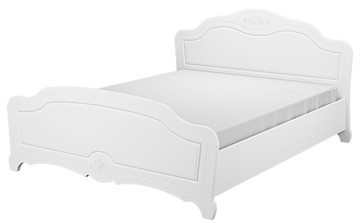 Кровать полутороспальная Лотос (Белый) 140х200 в Гатчине
