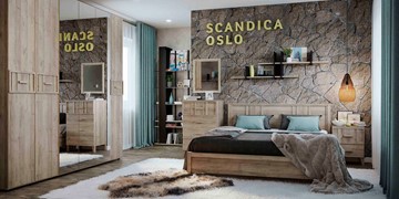 Набор мебели для спальни SCANDICA OSLO №1 в Санкт-Петербурге
