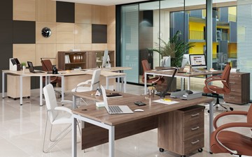 Офисный комплект мебели Skyland Xten S 1 - один стол с приставным брифингом в Санкт-Петербурге