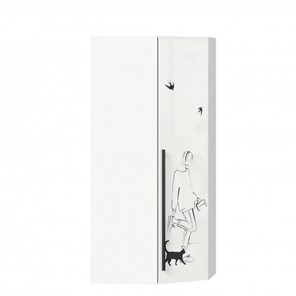 Угловой шкаф Джоли 45 ЛД 535.030, Серый шелк в Санкт-Петербурге