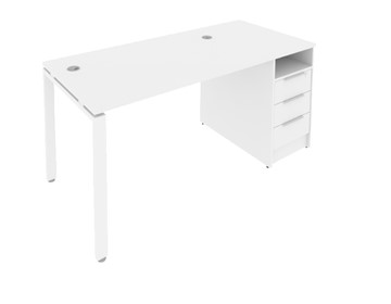 Письменный стол Riva Б.РС-СТП -1.1 Белый/Белый в Выборге