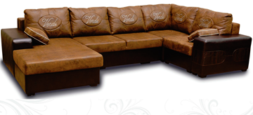 П-образный диван Verdi Плаза 405х210 в Выборге