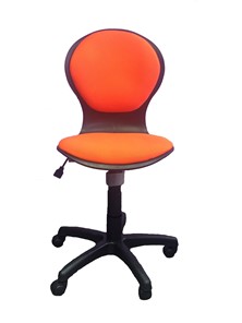 Детское вращающееся кресло Libao LB-C 03, цвет оранжевый в Санкт-Петербурге