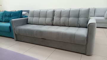Прямой диван Татьяна 5 БД Граунд 05 серый в Санкт-Петербурге