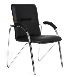 Офисное кресло CHAIRMAN 850 Экокожа Terra 118 черная в Выборге