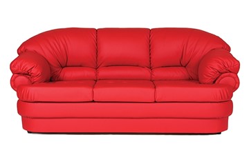 Офисный прямой диван CHAIRMAN Релакс трехместный, экокожа в Выборге