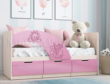 Кровать детская Юниор-3, Розовый металлик в Санкт-Петербурге