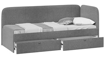 Детская кровать Молли тип 1 (90), Микровелюр Scandi Graphite 22 в Санкт-Петербурге - предосмотр 1