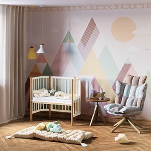 Детская кровать POLINI Kids Simple 120 Белый / Бук в Санкт-Петербурге - предосмотр 9