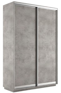 Шкаф 2-дверный Экспресс (ДСП) 1400х450х2200, бетон в Санкт-Петербурге