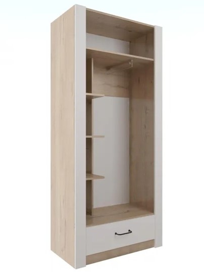 Шкаф гардеробный Ева 5 М1 дуб ирландский/белый матовый в Санкт-Петербурге - изображение 1