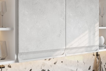 Модульный угловой гарнитур Вельвет, бетон графит/бетон снежный в Санкт-Петербурге - предосмотр 4